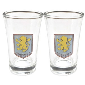 Aston Villa FC 2pk Shot Glass Set