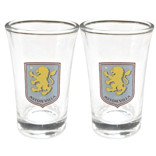 Aston Villa FC 2pk Shot Glass Set