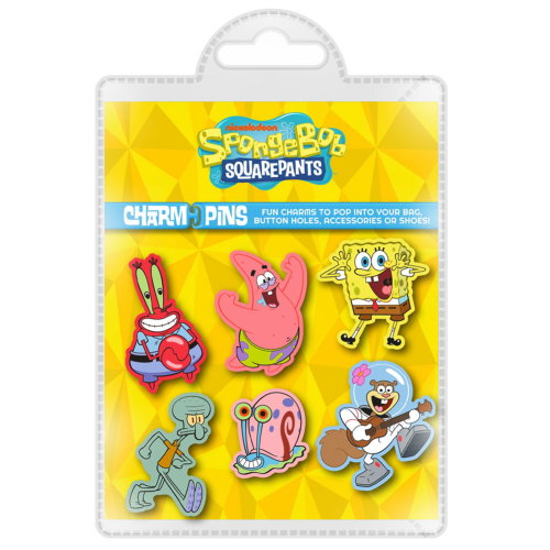 SpongeBob SquarePants Charm Pin Set SpongeBob SquarePants Charm Pin Set