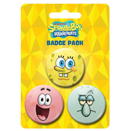 SpongeBob SquarePants 3 Button Badges SpongeBob SquarePants 3 Button Badges