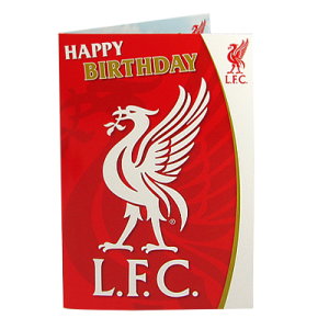 Liverpool FC Musical Birthday Card