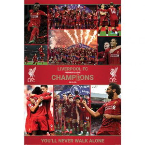 Liverpool FC Premier League Champions Poster Season 12