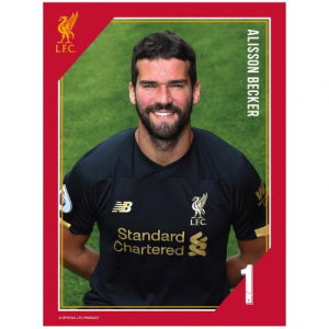 Liverpool FC Headshot Photo Alisson
