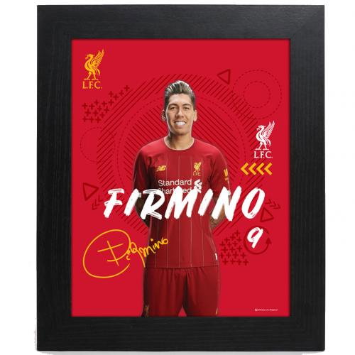 Liverpool FC Picture Firmino 10 x 8
