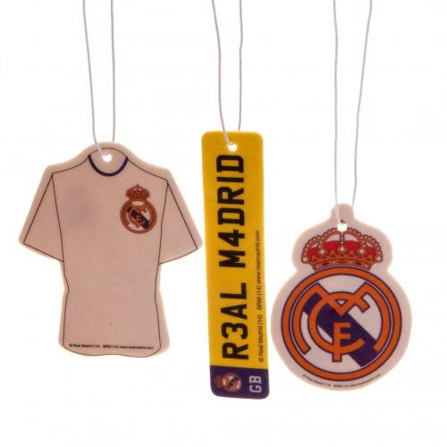 Real Madrid FC 3pk Air Freshener Real Madrid FC 3pk Air Freshener