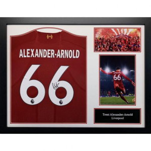 Liverpool FC Alexander-Arnold Signed Shirt (Framed)