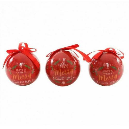 Liverpool FC 3pk Round Baubles