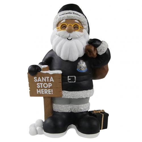 Newcastle United FC Resin Santa Gnome