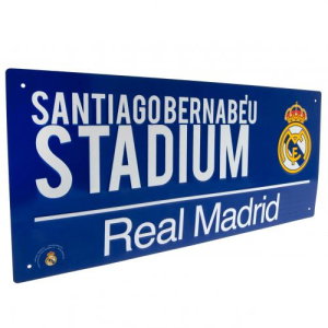 Real Madrid FC Street Sign BL