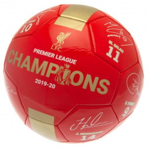 Liverpool FC Premier League Champions Football Signature RG