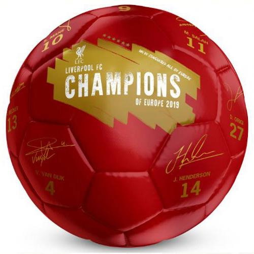 Liverpool FC Champions Of Europe Football Signature
