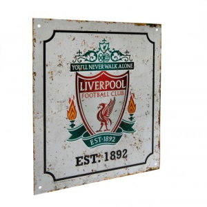 Liverpool FC Retro Logo Sign