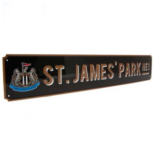 Newcastle United FC Vintage Street Sign