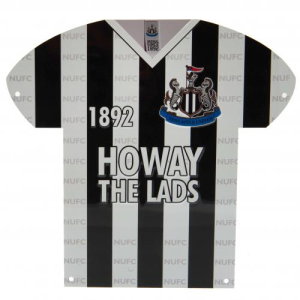 Newcastle United FC Metal Shirt Sign