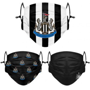 Newcastle United FC 3pk Face Coverings Adults