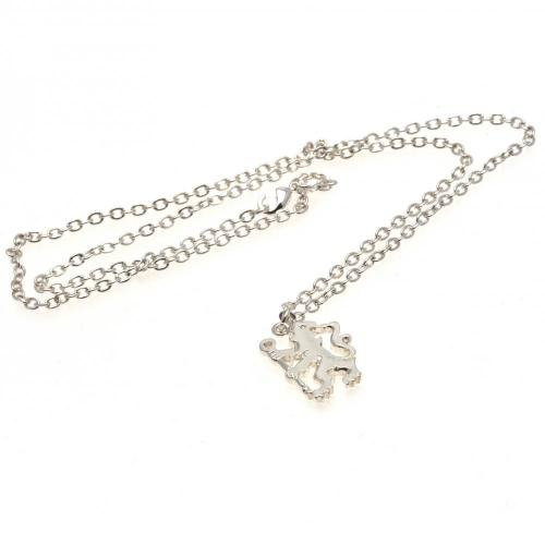 Chelsea FC Silver Plated Pendant &amp; Chain LN
