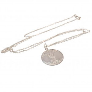 Liverpool FC Champions Of Europe Sterling Silver Pendant &amp; Chain