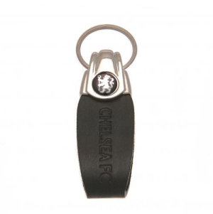 Chelsea FC Italian Leather Keyring