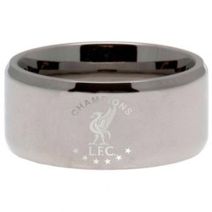 Liverpool FC Champions Of Europe Band Ring Small