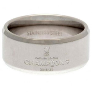 Liverpool FC Premier League Champions Band Ring Medium