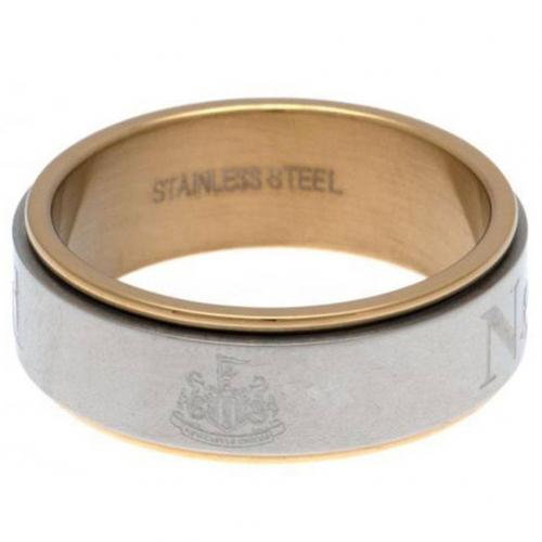 Newcastle United FC Bi Colour Spinner Ring XX-Large