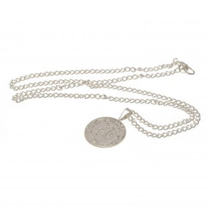 Chelsea FC Silver Plated Pendant &amp; Chain XL