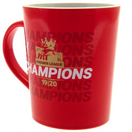 Liverpool FC Premier League Champions Gold Print Mug