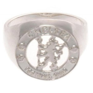 Chelsea FC Sterling Silver Ring Medium