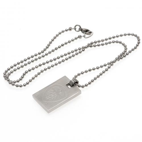 Leeds United FC Dog Tag &amp; Chain