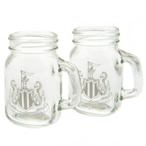Newcastle United FC 2pk Mason Shot Glass Set