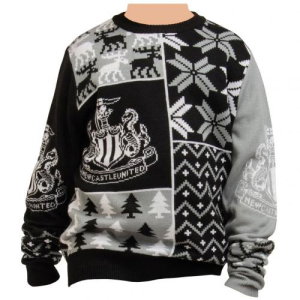 Newcastle United FC Christmas Jumper Youths L