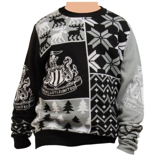 Newcastle United FC Christmas Jumper Youths L