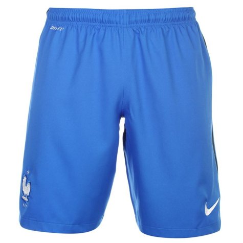 2016-2017 France Nike Home Shorts (Blue) - Kids