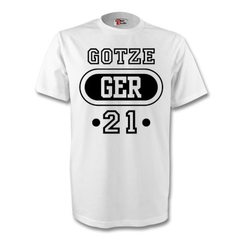 Mario Gotze Germany Ger T-shirt (white) - Kids
