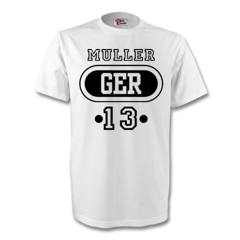 Germany Ger T-shirt (white) + Your Name