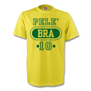 Pele Brazil Bra T-shirt (yellow)