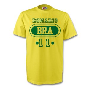 Romario Brazil Bra T-shirt (yellow) - Kids