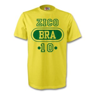 Zico Brazil Bra T-shirt (yellow)