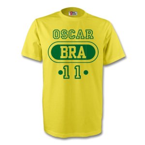 Thiago Silva Brazil Bra T-shirt (yellow)