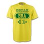 Thiago Silva Brazil Bra T-shirt (yellow) - Kids