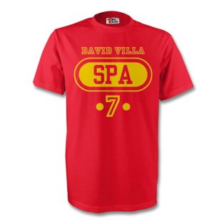 David Villa Spain Spa T-shirt (red) - Kids