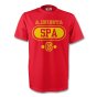 Andres Iniesta Spain Spa T-shirt (red)