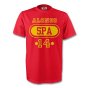 Xabi Alonso Spain Spa T-shirt (red)