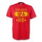 Spain Spa T-shirt (red) + Your Name