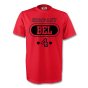 Vincent Kompany Belgium Bel T-shirt (red)