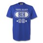 Bosnia Bih T-shirt (blue) + Your Name