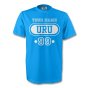 Uruguay Uru T-shirt (sky Blue) + Your Name