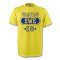 Zlatan Ibrahimovic Sweden Swe T-shirt (yellow)