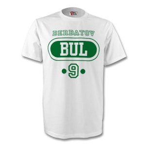 Dimitar Berbatov Bulgaria Bul T-shirt (white)