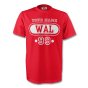 Wales Wal T-shirt (red) + Your Name